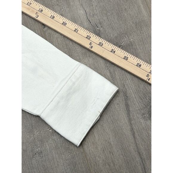 SER.O.YA Womens XL Arizona White Marcus Button Front Denim Shirt Shacket NWT - Picture 8 of 10